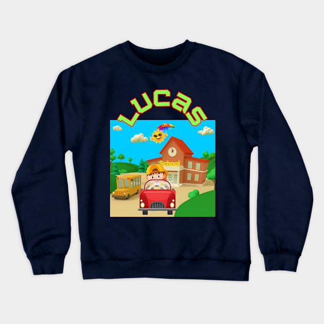 Lucas baby's names Crewneck Sweatshirt by TopSea